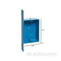 billige nichtmetallische Innenwand im Freien Elektrische Schaltersteckdose Bodensteckdose Anschlussdosen SuperBlue PVC Box